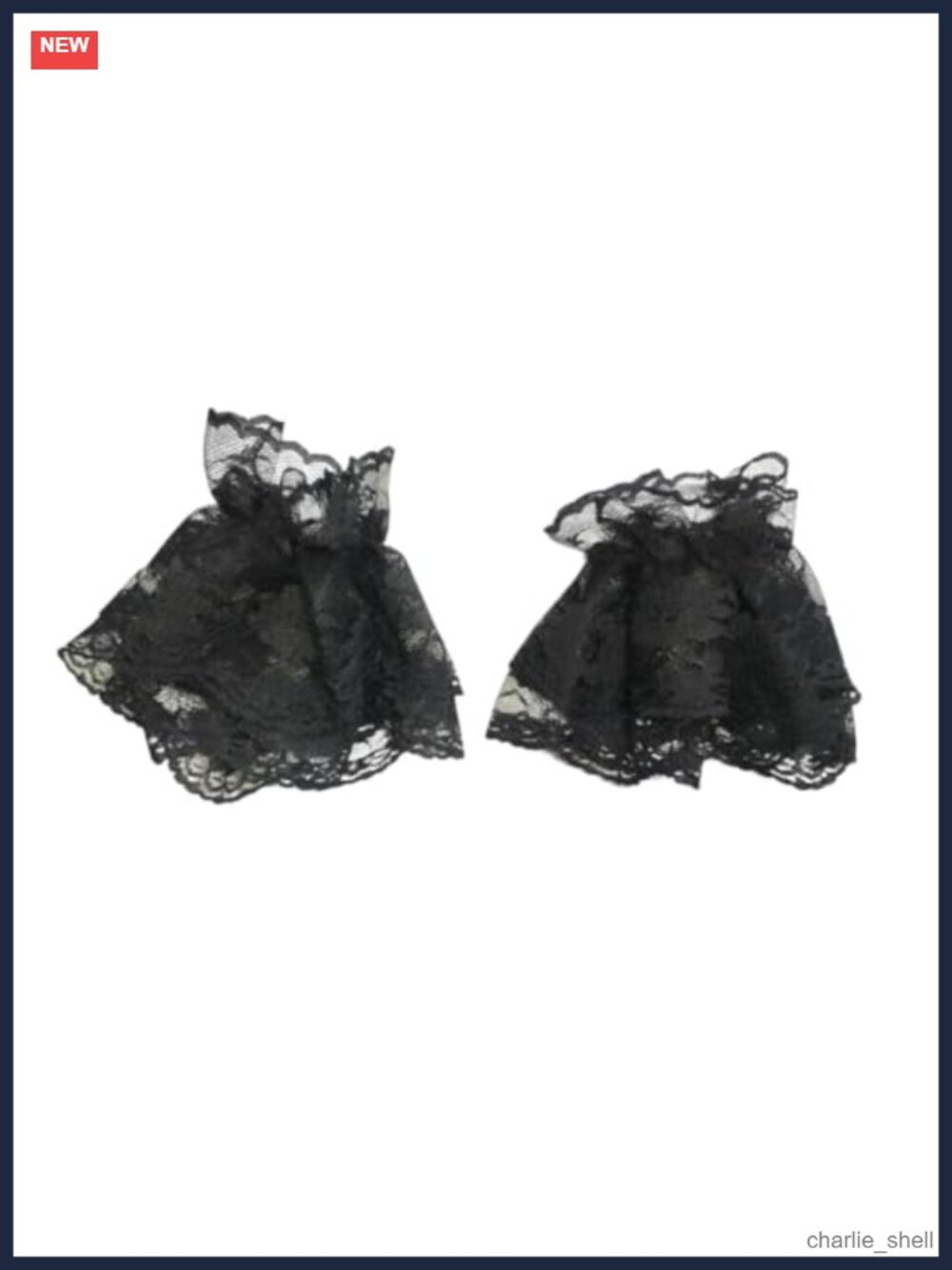 Lolita Lace Hand Sleeve Wrist Cuffs Ruffled Floral Bowknot Bracelet